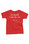 Enfant - T-Shirt - Rouge - Blanc